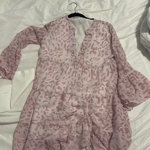 Leopard print dress